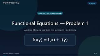 Full 🧠 New #MathematicsOlympiad Video: Learn the Tricks of Functional Equations 🎥 News