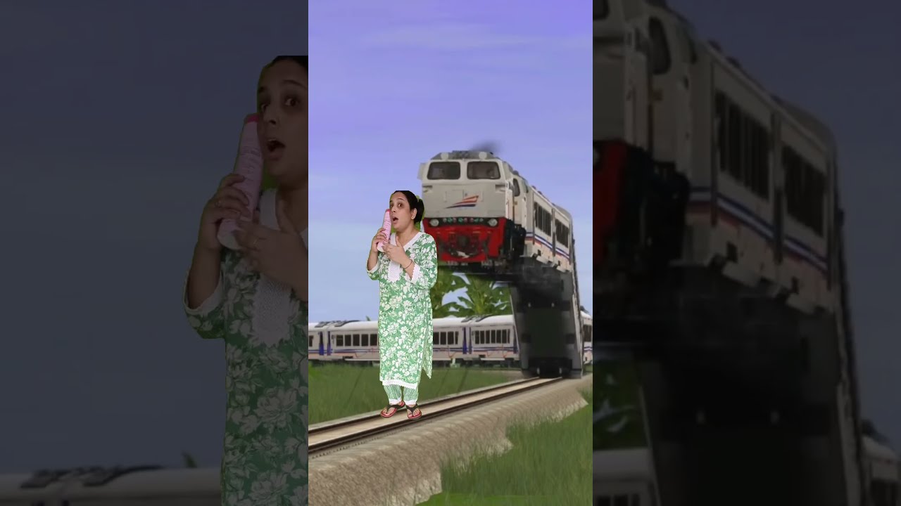 Funny Train Vfx Magic Video