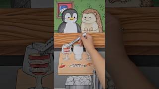 [Paper ASMR]Apple soda #animation #asmr #paperdiy #stopmotion