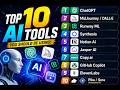 TOP 10 AI Tools #viralreels #aivideo #ai #education #tech