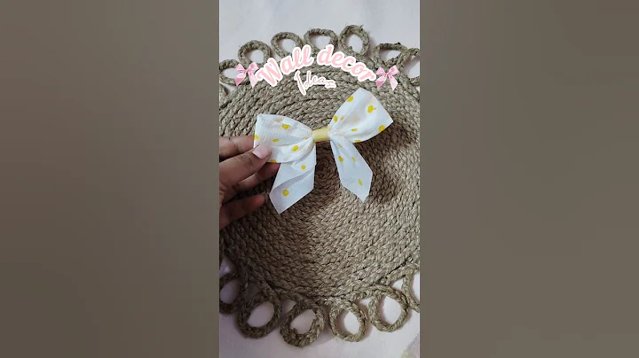 wall hanging craft ideas🎀| wall decor craft idea |easy wall hanging craft DIY #trending#craft#shorts