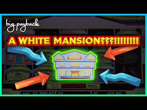 WHITE MANSION, YES!!! Huff N' Puff More Money Mansion Slots!