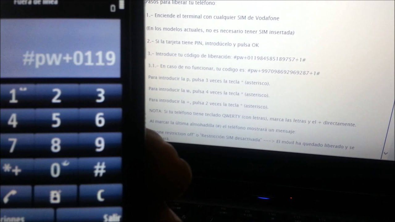 Como Liberar nokia 5800 XpressMusic de Vodafone España por código IMEI en doctorSIM com