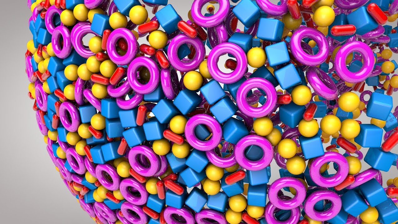 C4D Mograph Animation Intro - YouTube