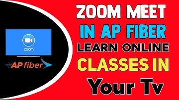 how to download zoom app in ap fiber | zoom app | apsfl | ap fibernet in telugu