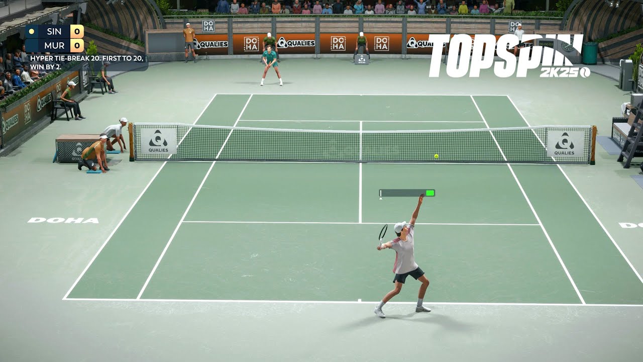 Top Spin 2K25 - Jannik Sinner Vs Andy Murray I HYPER TIE BREAK I Doha Open (PS5)
