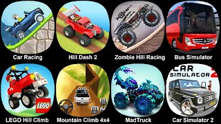 Car Racing Mountain, Hill Dash 2, Zombie Hill Racing, Bus Simulator : Ultimate, Lego Hill Climb screenshot 1