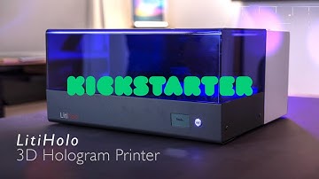 3D Hologram Printer Kickstarter Teaser Intro - LitiHolo