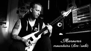 Manowar  Mountains solo cover
