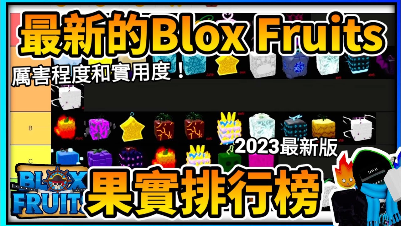 【Roblox】最新Blox Fruits「果實實用度排行榜🥇」 來看看最厲害最好用的果實是哪一些吧😍 | 欸是Tin | 全字幕 ...