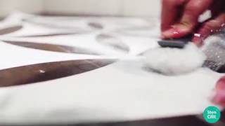 Full Cleaning the stencil tips - easily remove the paint after stenciling Guide
