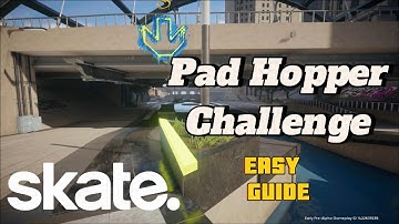 skate. Pad Hopper Challenge. Easy Guide.
