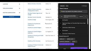 How to Scrape University Data from acenet.edu with Minexa.ai