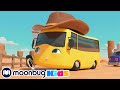 Wow! Buster Is A Cowboy In The Wild West | Go Buster! | Bus Cartoons for Kids! | Funny Videos