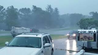 Extreme storm in Branson Missouri 70 mile an hour winds