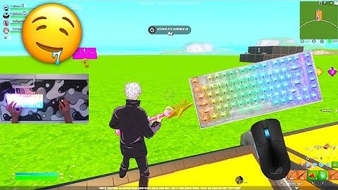 YUNZII X75 ASMR 🤩 Ice Blade Switches Smooth Keyboard Fortnite 3V3V3 GO Goated Gameplay 🎧