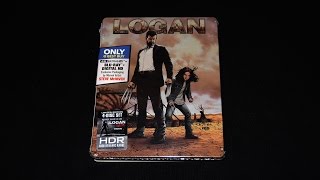 Unboxing: Logan: SteelBook 4K Blu-Ray w/ B&W Noir Version (Only @ Best Buy) #bluray