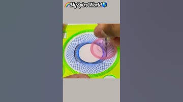 Beautiful Spirograph Art💫 (Part-54) #spirograph #satisfying #shorts @MySpiroWorld1010