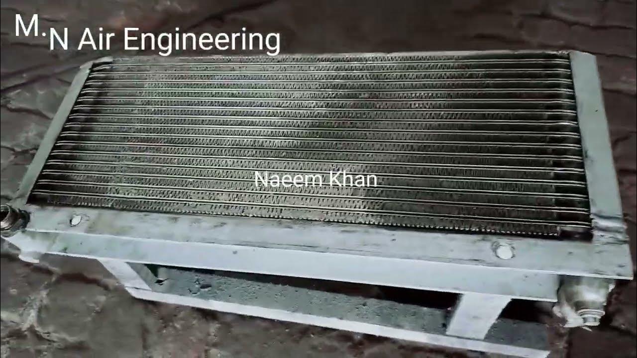 How to clean & Leakage Test Oil Cooler screw air compressor YouTube