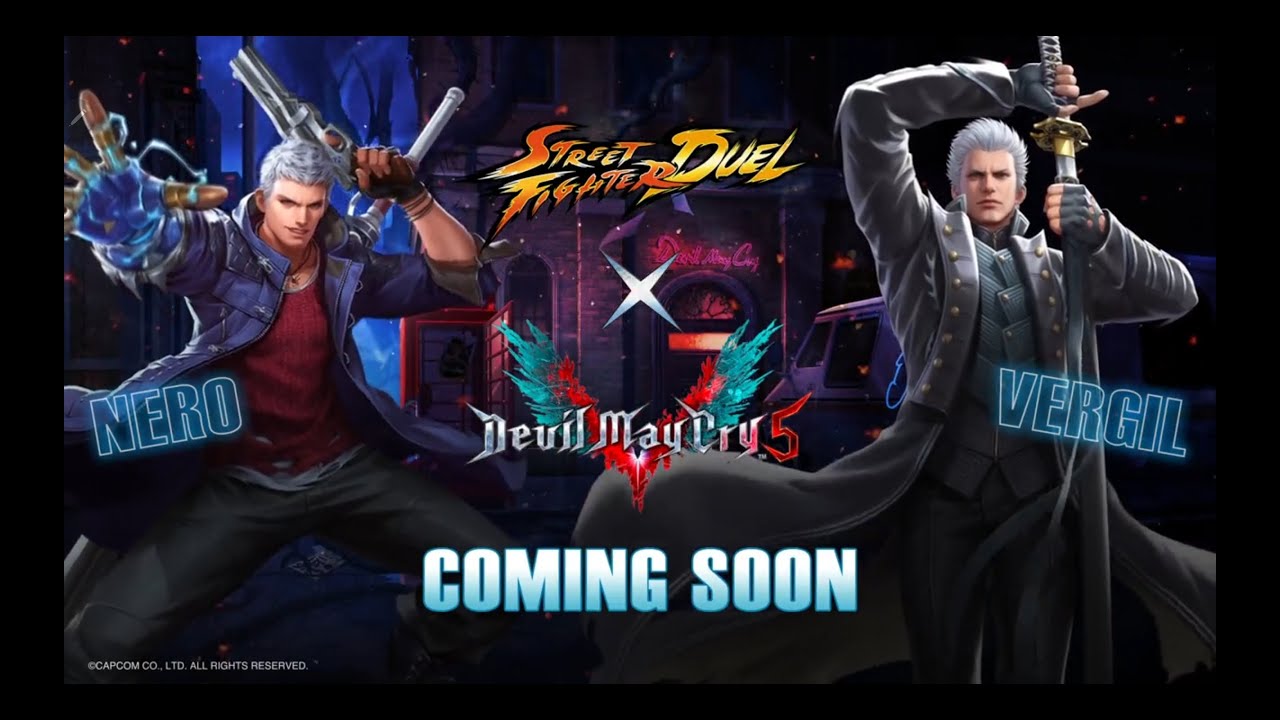 Epic 'Street Fighter: Duel' x 'Devil May Cry 5' Crossover - The