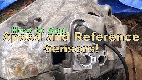 Porsche 944 - How to gap speed and reference sensors