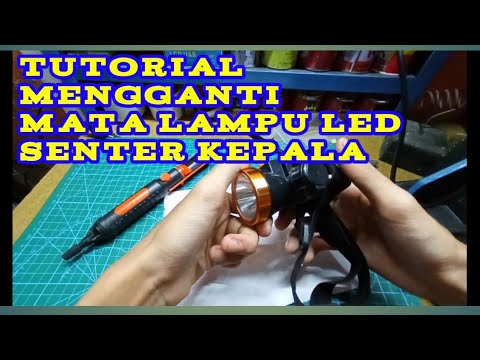 Cara mengganti mata LED head lamp || Azys Elektro Art  @multyteknikaelektro9486