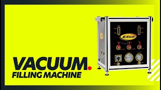 How to operate the K-Tech Vacuum Machine Filling machine.