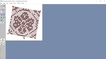 DesignaKnit 9 - Converting Graphics That Are Skewed in DesignaKnit Graphics Studio