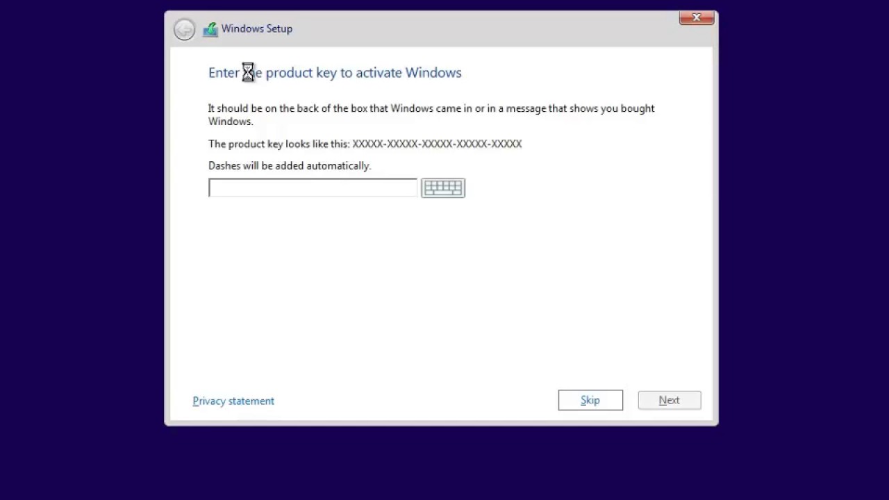 Install and configure Windows10 without License key