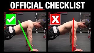 The Official Push-Up Checklist (AVOID MISTAKES!)