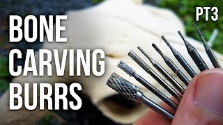 Bone Carving Burrs Tutorial Part 3 (Cylinder Burrs)!