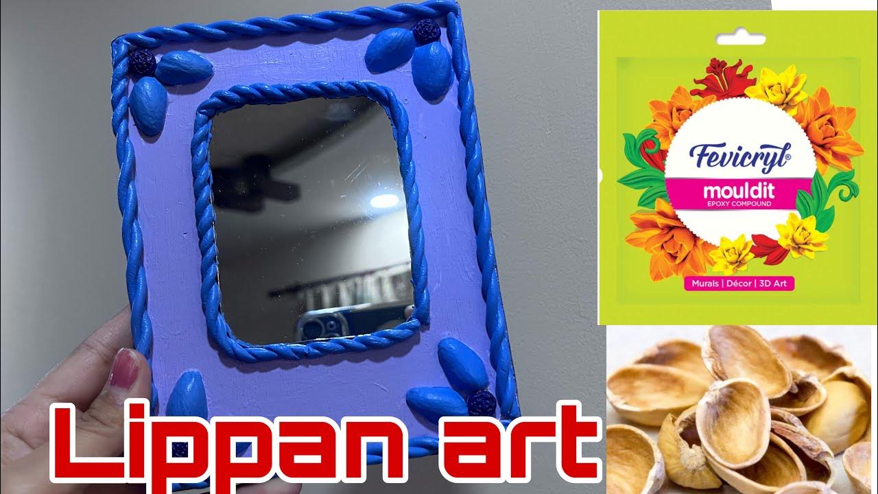 LIPPAN ART // LIPPAN art on board // Mouldit clay art & craft YouTube
