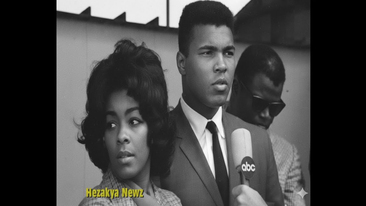 ВОСПОМИНАНИЯ 1964 ГОДА: «Мухаммед Али и его новая жена Сонджи Рой реагируют на лишение его титула...