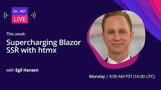 On .NET Live: Supercharging Blazor SSR with htmx screenshot 4