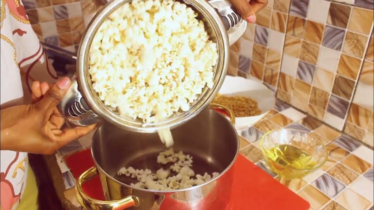 Rytha BM Comment Faire du Pop Corn salé fait maison. YouTube