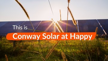 This is Conway Solar at Happy! | 135MW solar farm in Arkansas
