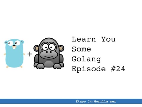24 - Introduction à Go (golang): Découverte de Gorilla Toolkit [Niveau moyen]