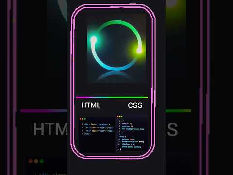 glowing ring#html #css
