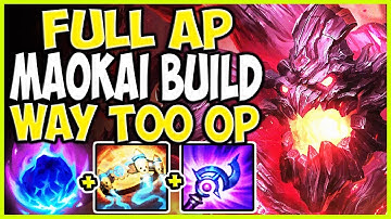 FULL AP MAOKAI SEASON 9 BUILD! THIS IS WAY TOO OP! TOP Lane Maokai vs Mundo Season 9 Ranked Gameplay