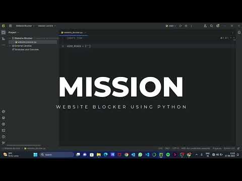 Website Blocker and Unblocker using Python in simple way