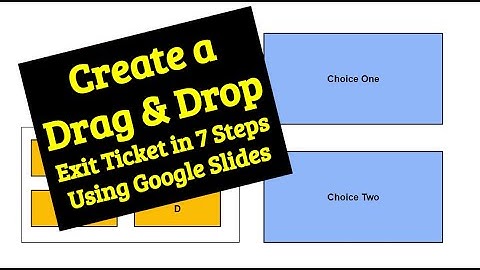 Create a Drag and Drop Template with Google Slides