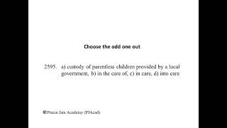 Vocabulary to develop quality writing skills (2591-2600)