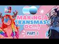 Turning 2 Trans Masc Flags into a cat oc [Part 1] ✧°｡ Queer OC Real Time Draw Wth Me
