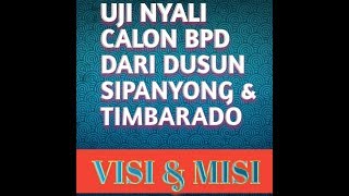Bergetar & Menginspirasi 👏👏👏(Calon BPD Dapil Sipanyong & Timbarado)