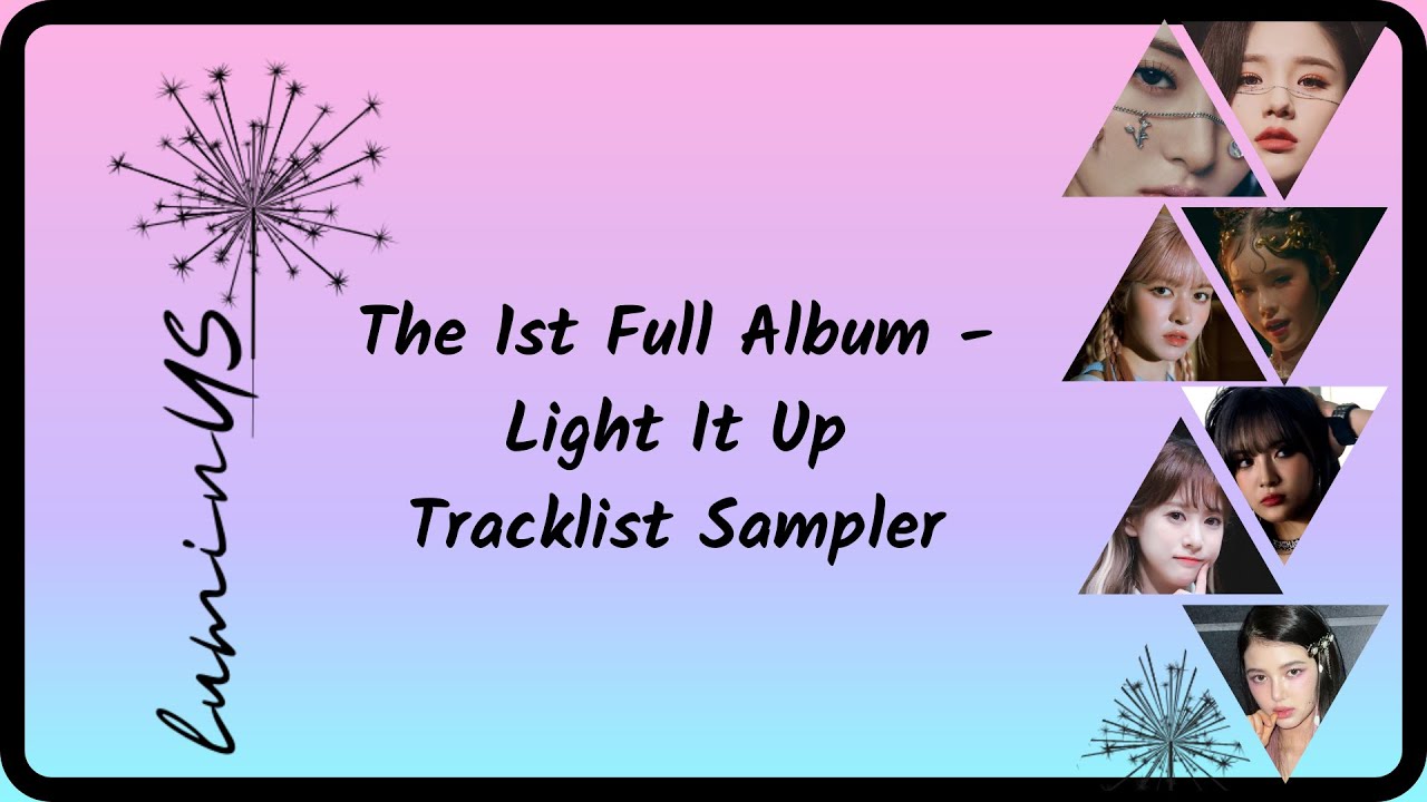 [Tracklist Sampler] luminUS - The First Album: Light It Up - YouTube