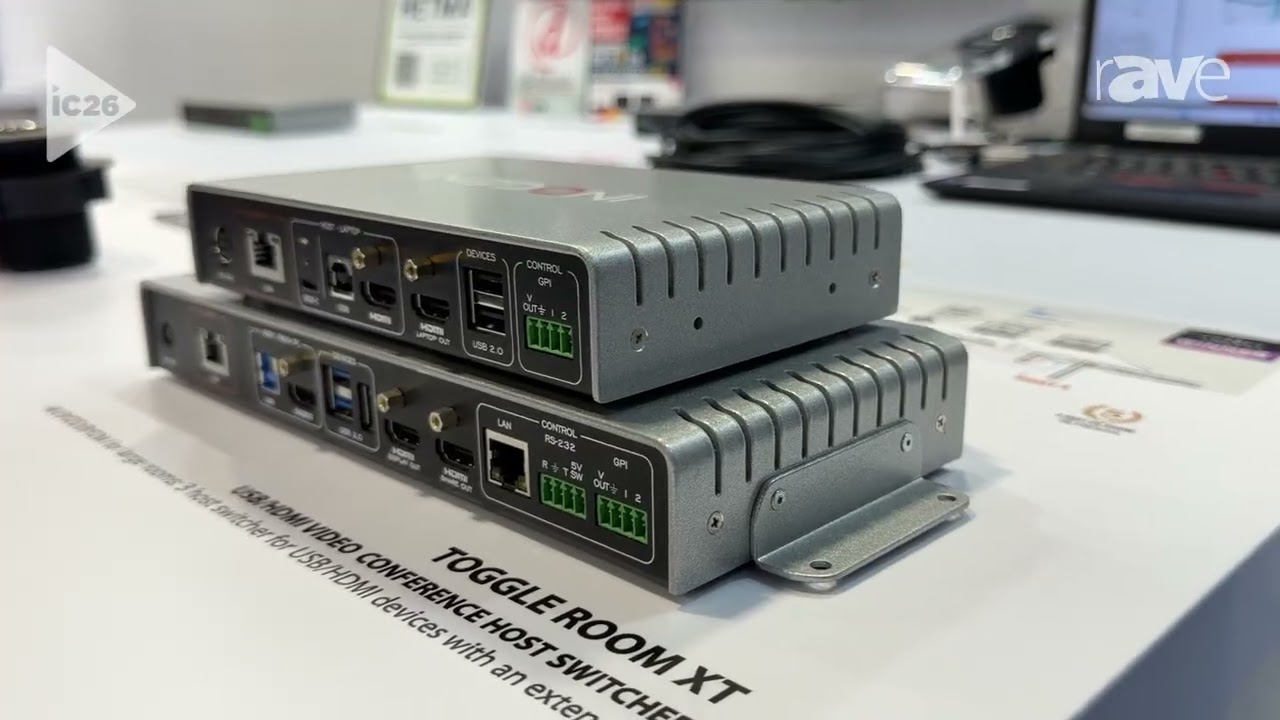 InfoComm 2026: INOGENI Presents TOGGLE ROOMS 4K BYOD/BYOM Switcher for USB/HDMI Series