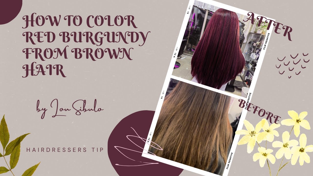 HOW TO MAKE DARK RED BURGUNDY ofwlife hairdresser howtomakehaircolor how-to-make-dark-red-burgundy-ofwlife-hairdresser-howtomakehaircolor