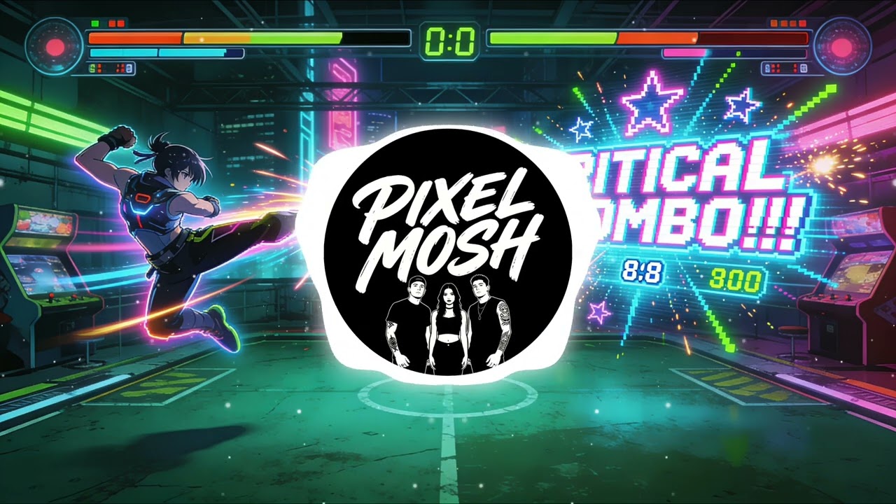 CRITICAL COMBO 🕹️ Rhythm-Driven Fighting Game Metal (Electronicore / Djent) [Pixel Mosh]