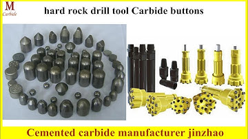 single one video tell you drilling tool carbide button tip for hard stone DTH