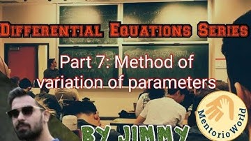 Method of Variation of Parameters |differential equations in Hindi | part 7 for GATE/ESE/IES/UPSC